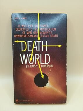 Deathworld A2160 Bantam 1960 Harry Harrison Science Fiction